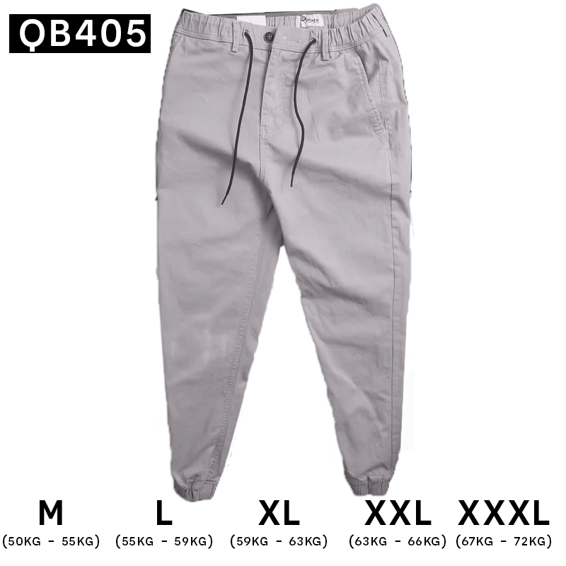 Quần Jogger Nam Co Giãn Màu Xám