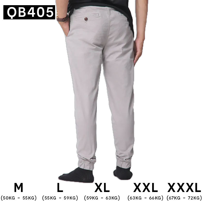 Quần Jogger Nam Co Giãn Màu Xám