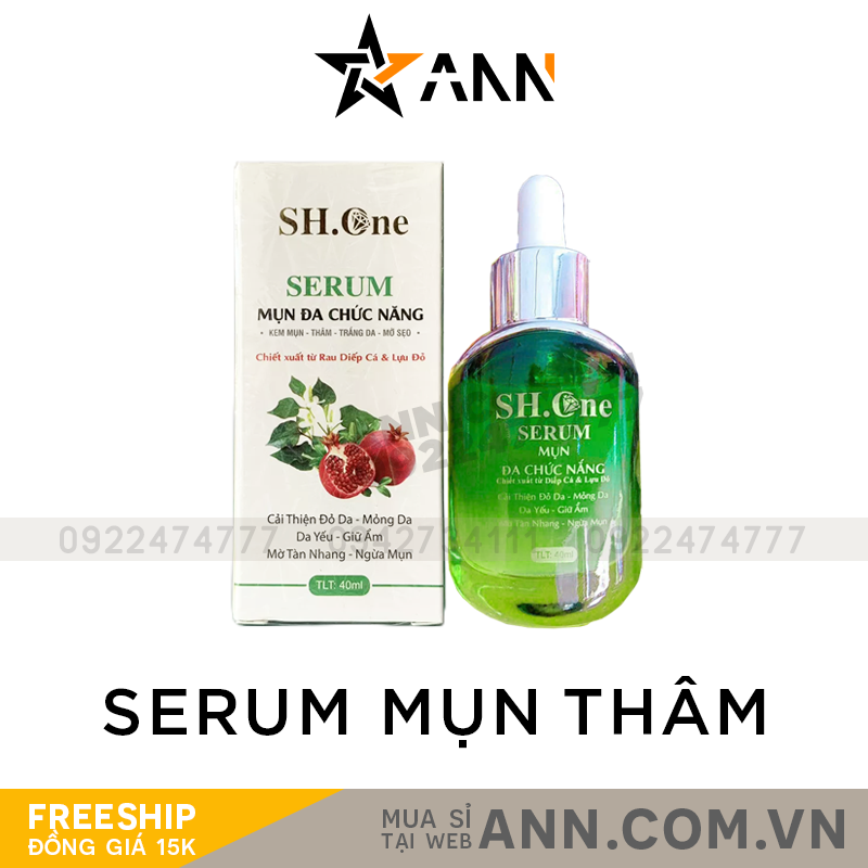 19888-sh3-1.png Serum Mụn Đa Chức Năng SH One Chiết Xuất Từ Rau Diếp Cá & Lựu Đỏ - SERUMSHONE