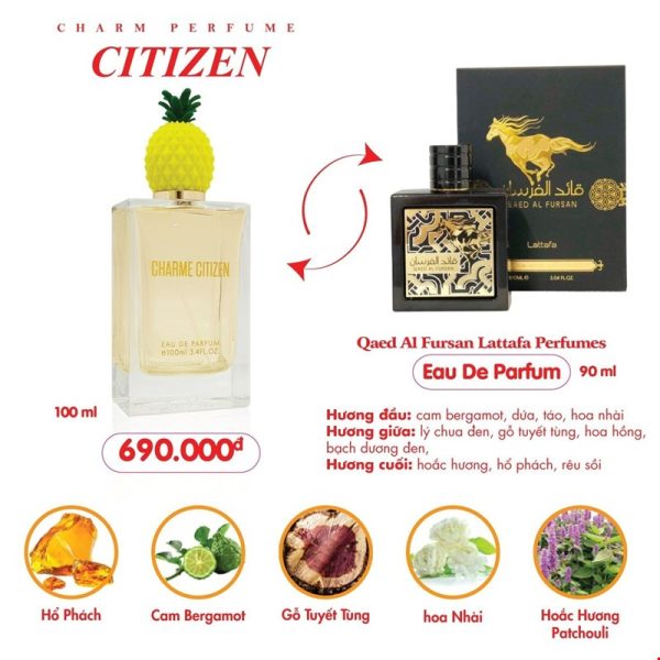 Nước Hoa Nam Charme Citizen 100ml - 8936194692856