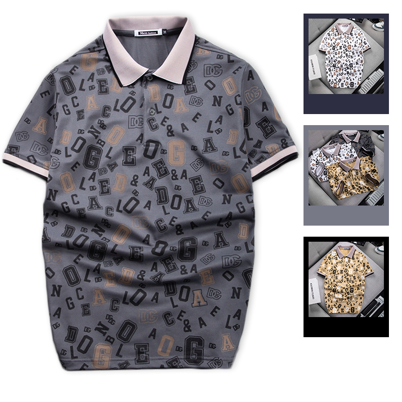 20239-cs207.png Áo Thun Nam Polo Cổ Bẻ In chữ - CS207