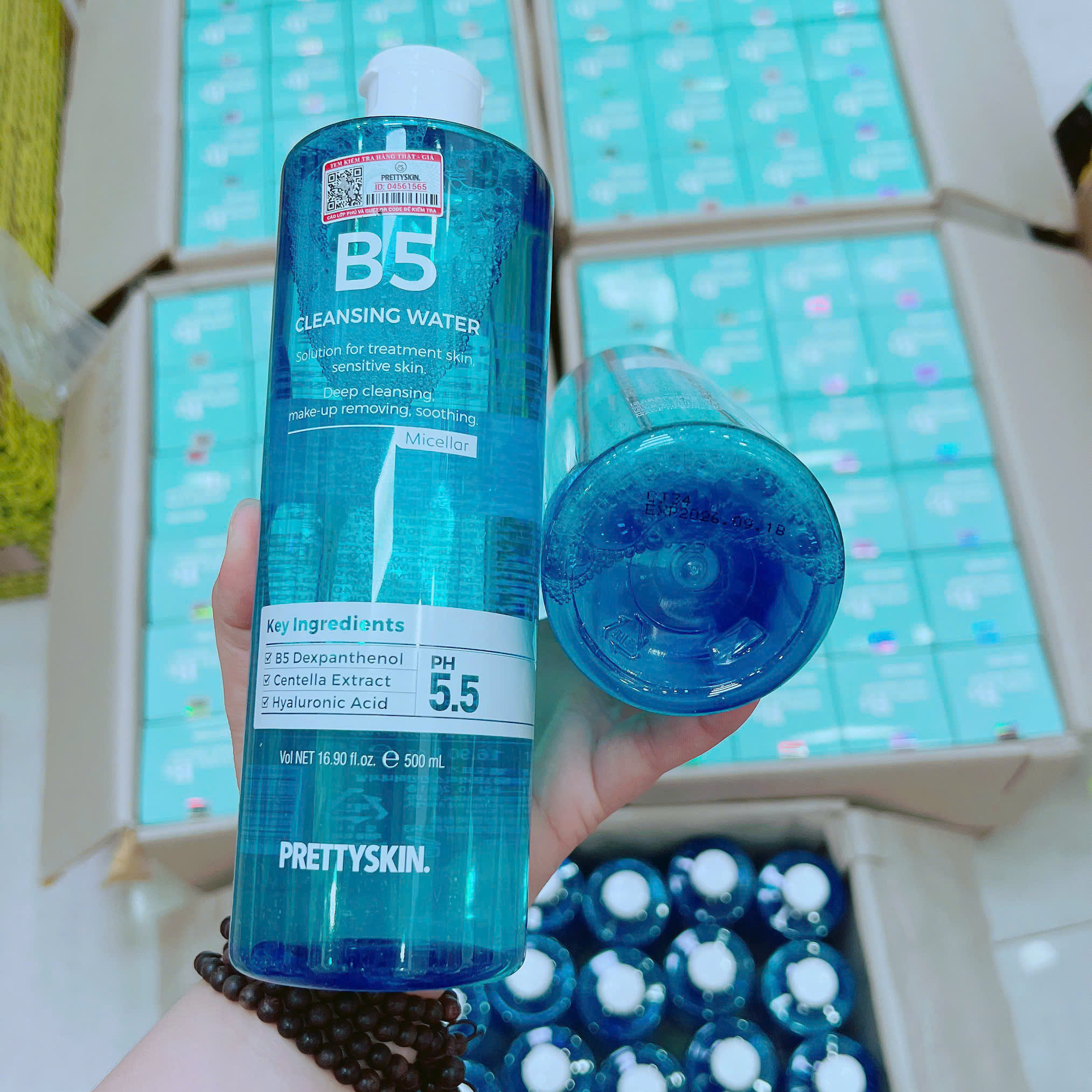 Giá sỉ nước Tẩy Trang B5 PrettySkin 500ml Giá sỉ nước Tẩy Trang B5 PrettySkin 500ml