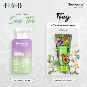 Dầu Gội Sen Tảo Soo Young Chính Hãng