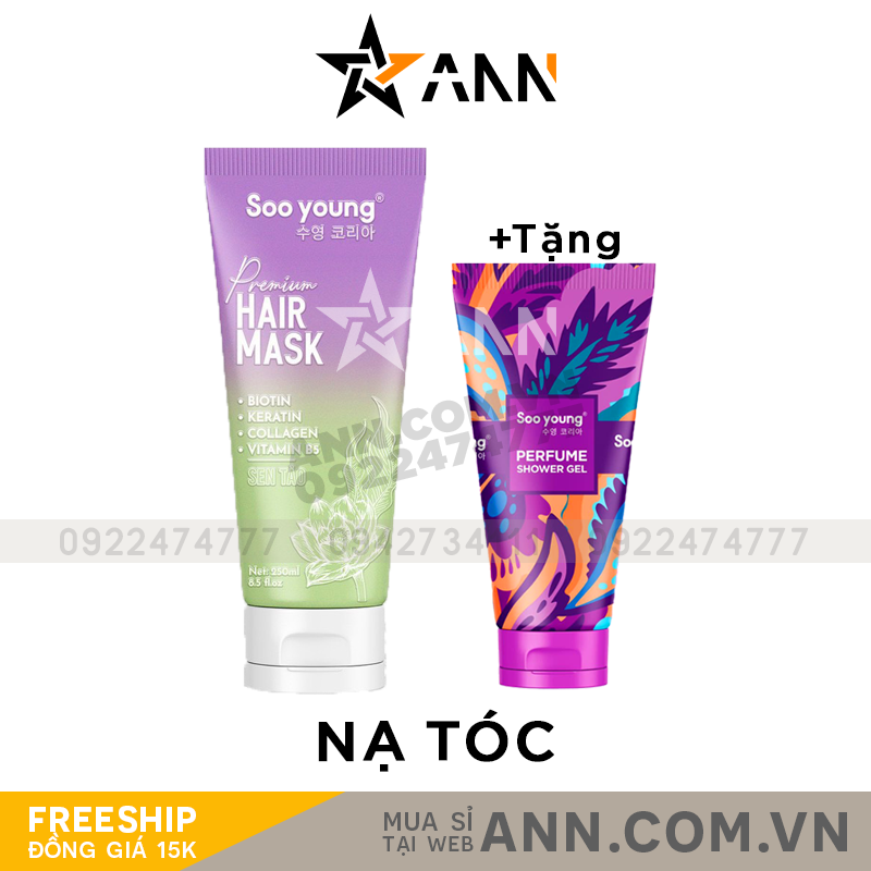 20997-natoc-sy.png Dầu Xả Nạ Tóc Sen Tảo Soo Young 250ml - 8938532152244