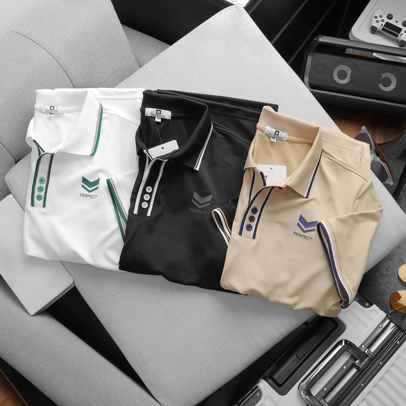 Áo Thun Nam Pack Horse Polo Cổ Bẻ In Logo Chữ Prefect