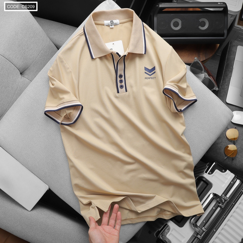 Áo Thun Nam Pack Horse Polo Cổ Bẻ In Logo Chữ Prefect