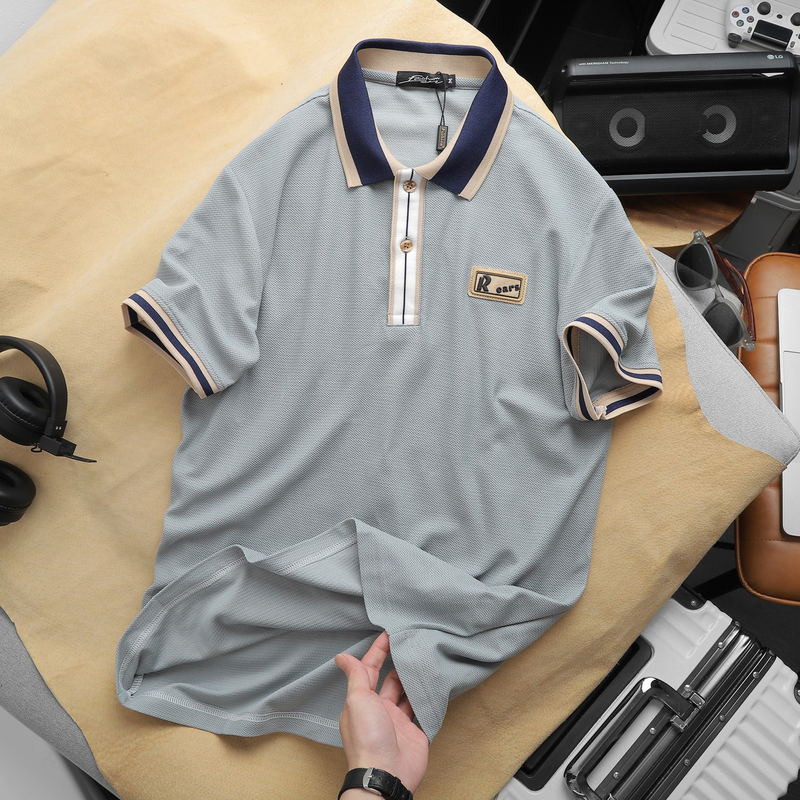 Giá sỉ áo Thun Nam Polo Cổ Bẻ Phối Tag Chữ Rears Giá sỉ áo Thun Nam Polo Cổ Bẻ Phối Tag Chữ Rears