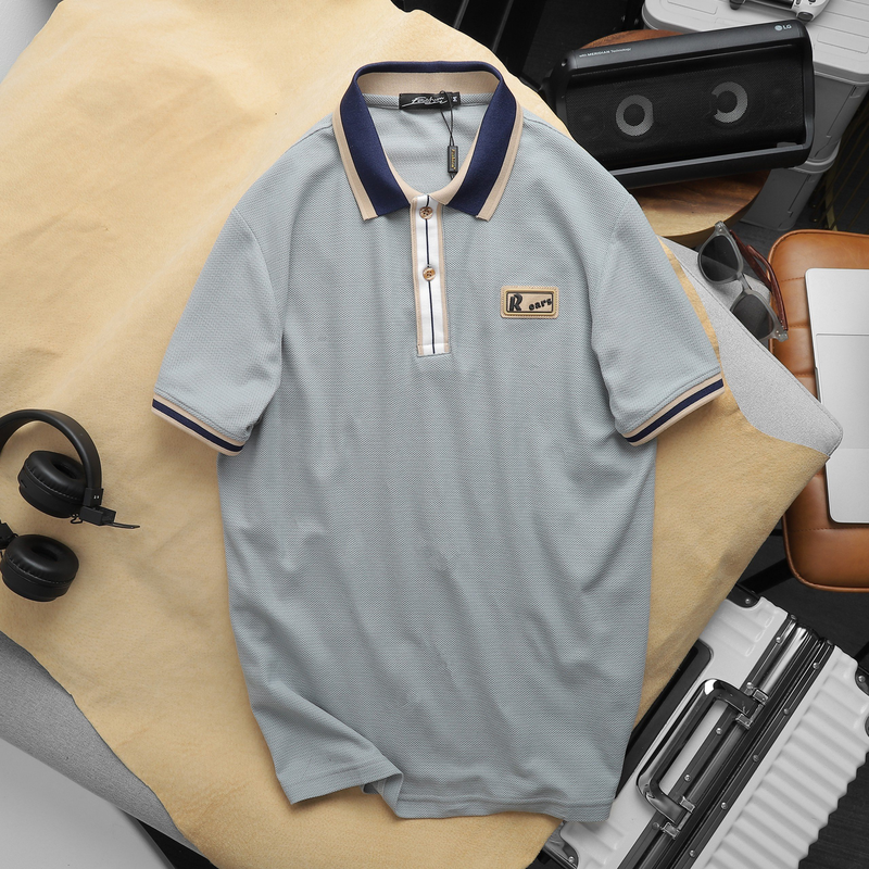 Giá sỉ áo Thun Nam Polo Cổ Bẻ Phối Tag Chữ Rears Giá sỉ áo Thun Nam Polo Cổ Bẻ Phối Tag Chữ Rears