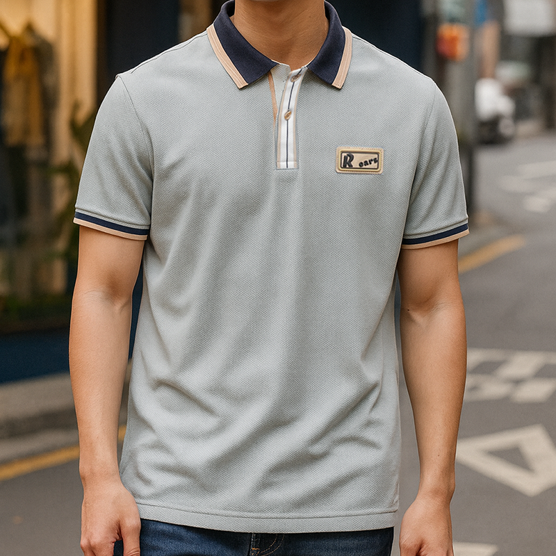 Giá sỉ áo Thun Nam Polo Cổ Bẻ Phối Tag Chữ Rears Giá sỉ áo Thun Nam Polo Cổ Bẻ Phối Tag Chữ Rears