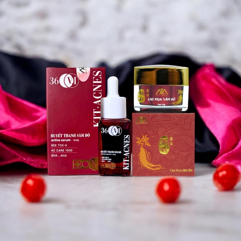 Giá sỉ combo Cao Mụn Sâm Đỏ và Serum Cốt Thảo Dược 36 vị Meea Organic Giá sỉ combo Cao Mụn Sâm Đỏ và Serum Cốt Thảo Dược 36 vị Meea Organic