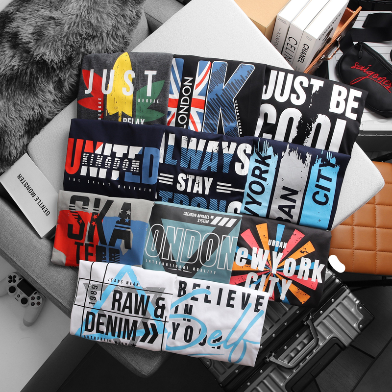 22217-z4798549204246-db14a279fec99e4e7d023fc49358e2da-2.png Áo Thun Nam Cổ Tròn Rurumen Màu Đen In Chữ Just Be Cool Big Size - AB463