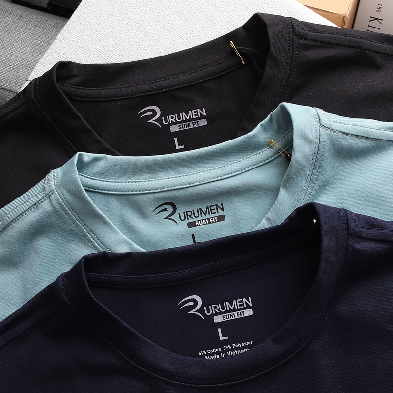 22220-z4798549189491-c022febaf1e21b3ace3e1fadb8809313-2.png Áo Thun Nam Cổ Tròn Rurumen Màu Xanh In Chữ LONDON Big Size - AB466