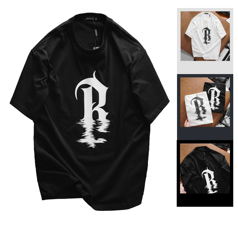 22386-ab475.png Áo Thun Nam Cổ Tròn Oversize In Chữ R Big Size 110kg - AB475