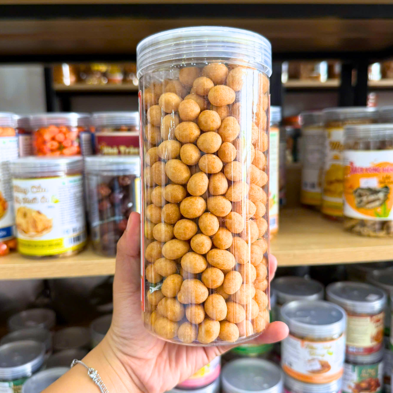 Kho sỉ đậu Phộng Da Cá Cốt Dừa Thơm Ngon 500g Hộp Pet Kho sỉ đậu Phộng Da Cá Cốt Dừa Thơm Ngon 500g Hộp Pet