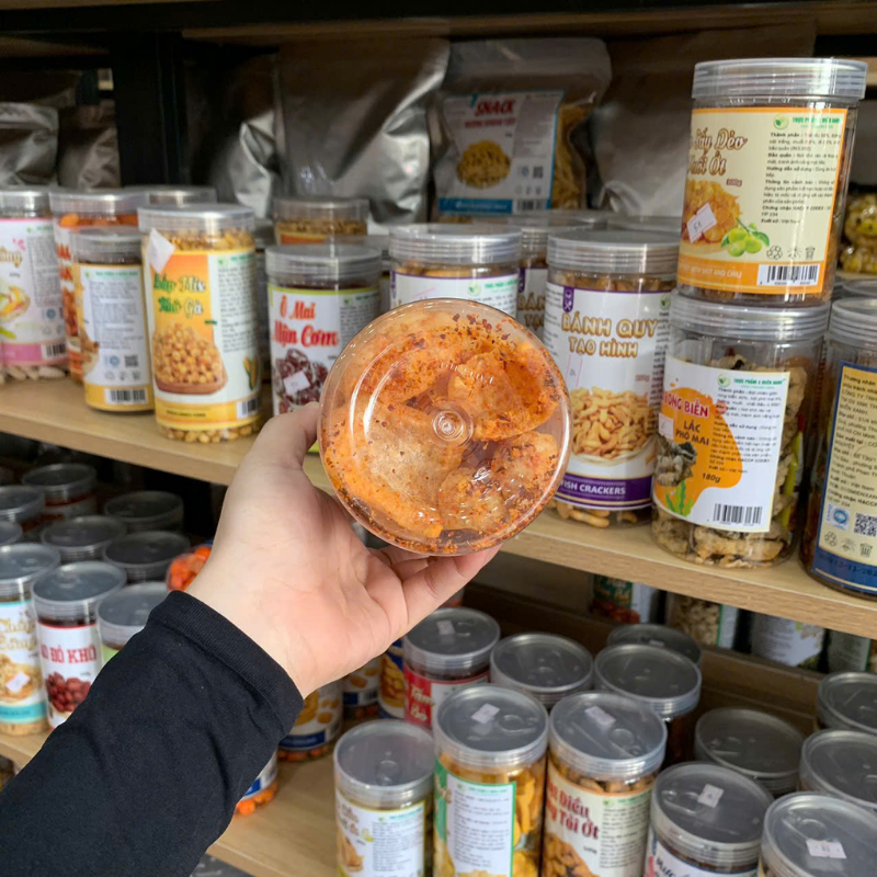 Da Heo Tỏi Ớt Thơm Ngon Giòn Rụm 160g Hộp Da Heo Tỏi Ớt Thơm Ngon Giòn Rụm 160g Hộp