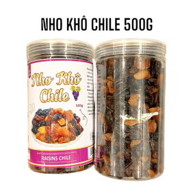 Nho Chi Lê Sấy Khô Loại Ngon 500g - NCLS