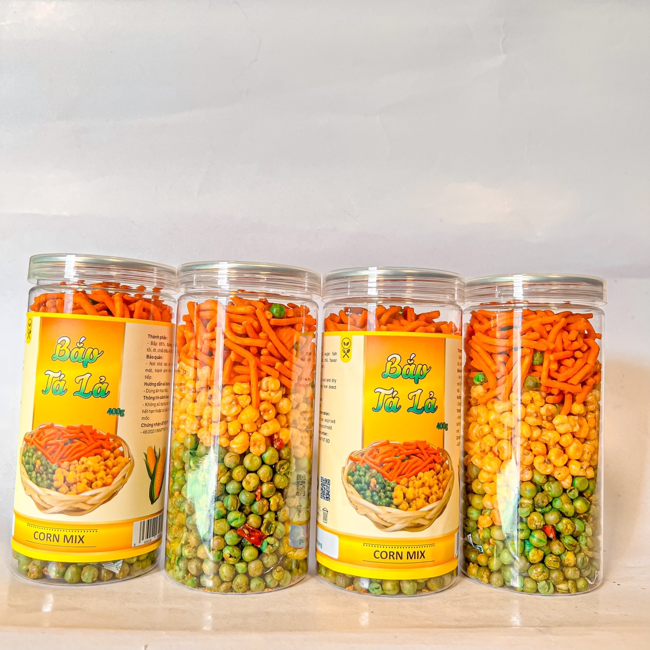 22536-z4827118992921-6276f042685b62bc8dfb70526df8877e-7.jpg Bắp Tá Lả (Đậu hà lan - bim bim que - bắp mắm) Thơm Ngon 400g Hộp - BTL