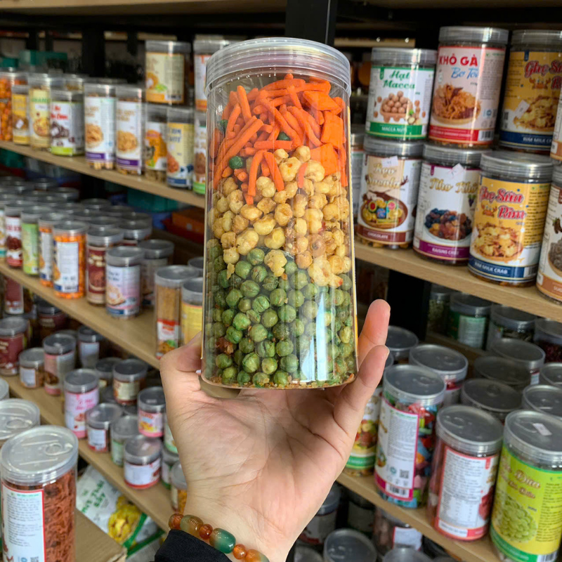 Bắp Tá Lả (Đậu hà lan - bim bim que - bắp mắm) Thơm Ngon 400g Hộp Bắp Tá Lả (Đậu hà lan - bim bim que - bắp mắm) Thơm Ngon 400g Hộp