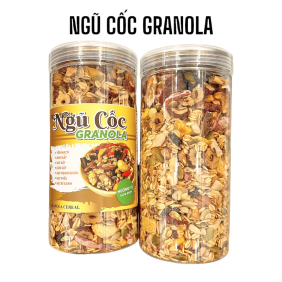 Ngũ Cốc Granola Trái Cây Loại Ngon 500g (Có yến mạch) Hộp - NCGTC