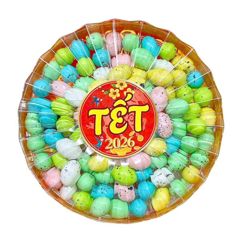 Kẹo Trứng Socola Hộp Sun Khía 500g Hộp Quà Tết 2026 Kẹo Trứng Socola Hộp Sun Khía 500g Hộp Quà Tết 2026