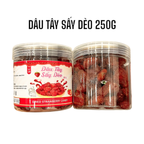 Dâu Tây Sấy Dẻo Thơm Ngon 250g - DTSD