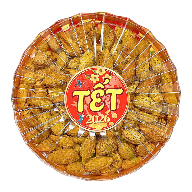 Bỏ sỉ hộp Quà Tết Hạnh Nhân Rang Bơ 350g - Hộp Sun Khía Hộp Quà Tết 2026 Bỏ sỉ hộp Quà Tết Hạnh Nhân Rang Bơ 350g - Hộp Sun Khía Hộp Quà Tết 2026
