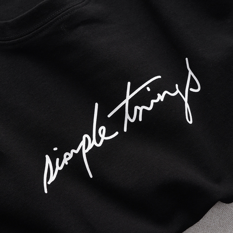 Áo Thun Nam Cổ Tròn In Chữ Simple Things Tay Viền Sọc (Có size 3x) Áo Thun Nam Cổ Tròn In Chữ Simple Things Tay Viền Sọc (Có size 3x)