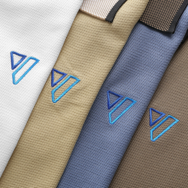 Áo Thun Nam Polo Cổ Bẻ Thêu Logo Hình Tam Giác (Có size 3x)