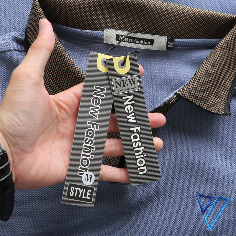 Áo Thun Nam Polo Cổ Bẻ Thêu Logo Hình Tam Giác (Có size 3x)