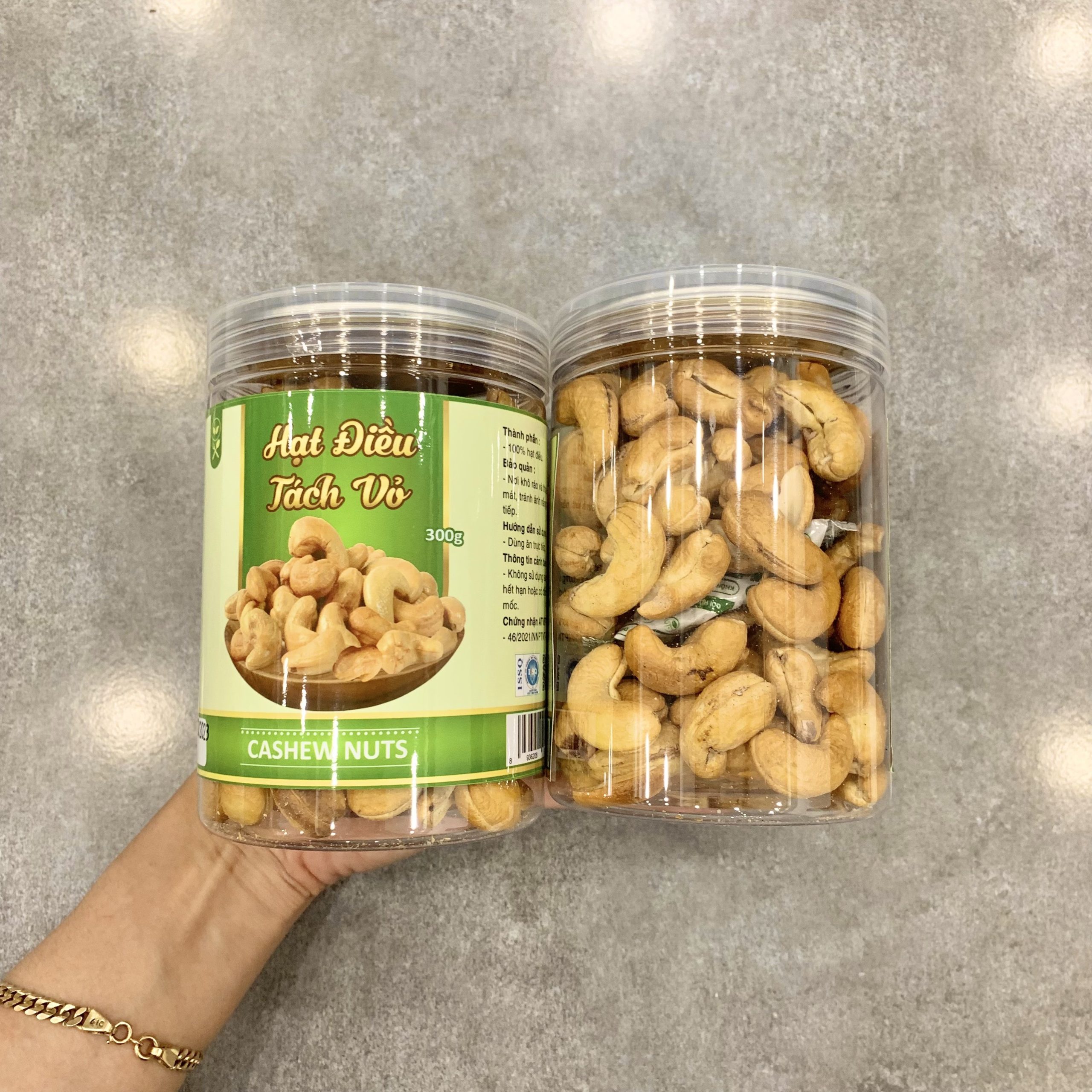 Hạt Điều Tách Vỏ Nguyên Hạt 300g Hạt Điều Tách Vỏ Nguyên Hạt 300g