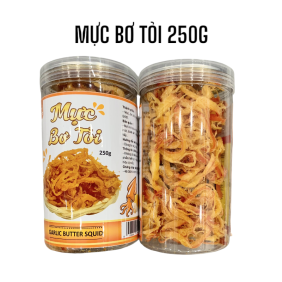 Mực Bơ Tỏi Thơm Ngon 250g Hộp - 8936208931070