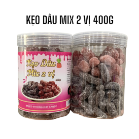 Kẹo Dâu Mix 2 Vị Thơm Ngon - 8936208930455