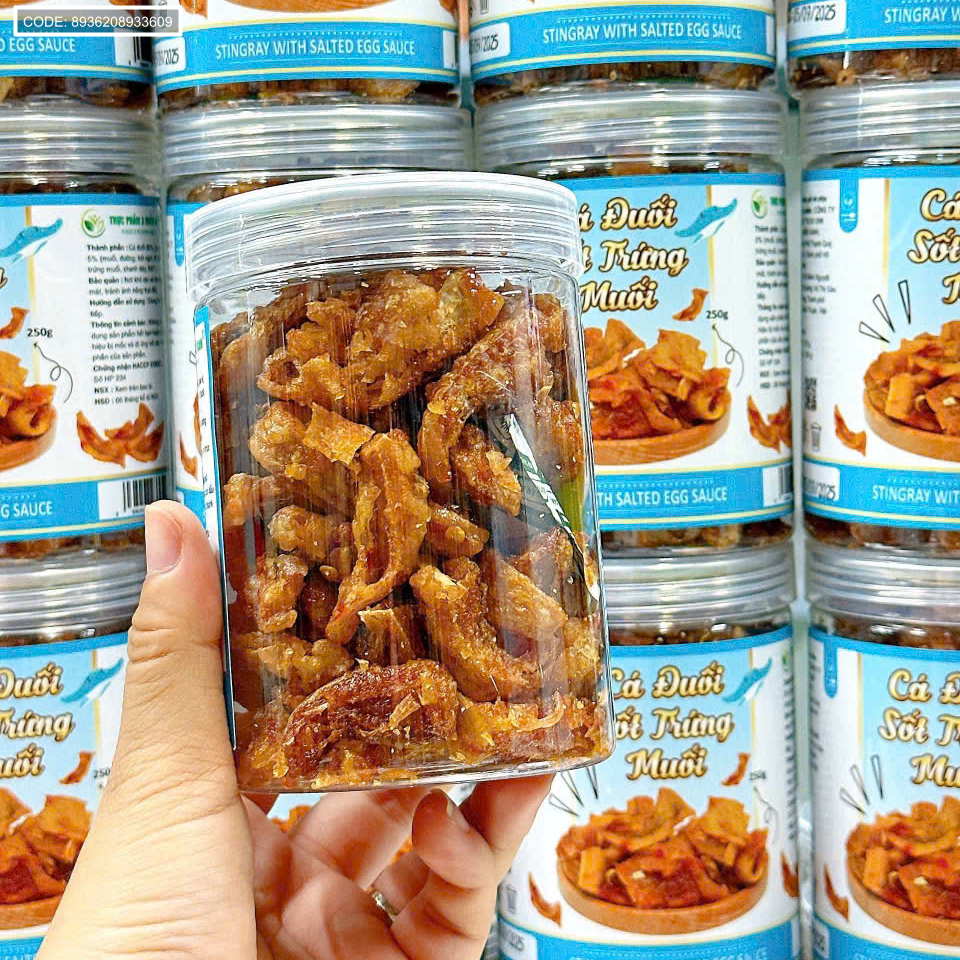23113_z7208851960185-3546e21400d0ac7ef349c395ba03b1b2_20251110162555.png Cá Đuối Sốt Trứng Muối Thơm Ngon 250g - 8936208933609