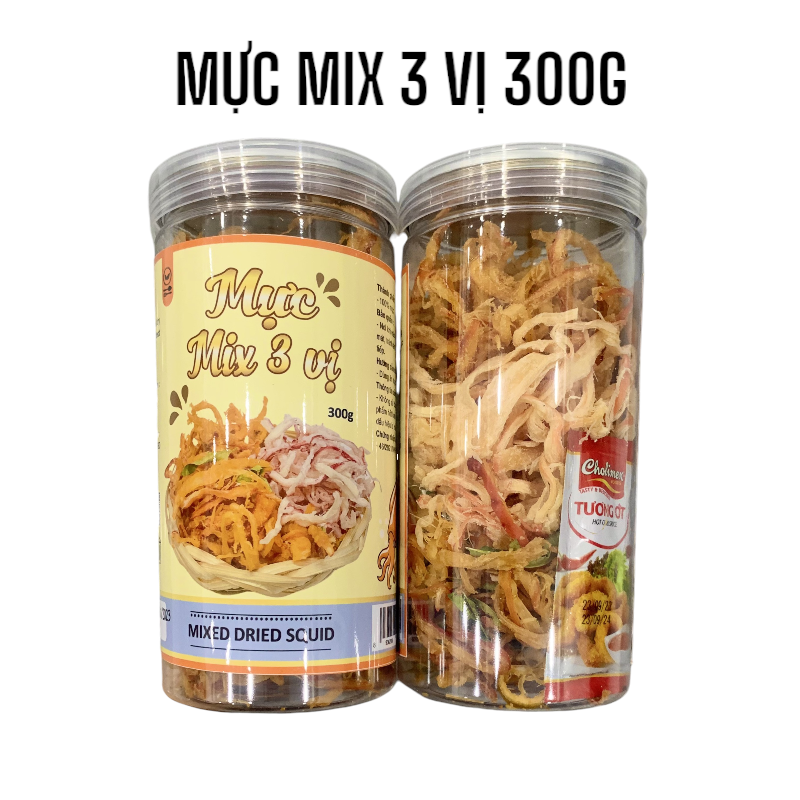 Bỏ sỉ mực Mix 3 Vị Thơm Ngon (Tomyum - Bơ Tỏi - Hấp Dừa) Bỏ sỉ mực Mix 3 Vị Thơm Ngon (Tomyum - Bơ Tỏi - Hấp Dừa)