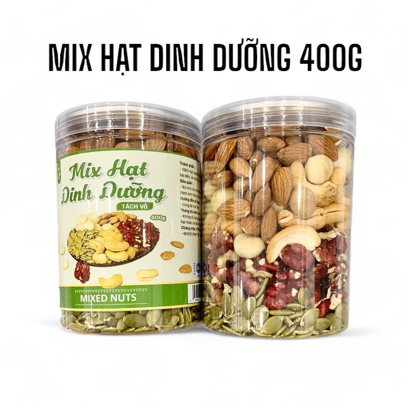Giá sỉ hạt Mix Dinh Dưỡng Tách Vỏ Thơm Ngon 400g Giá sỉ hạt Mix Dinh Dưỡng Tách Vỏ Thơm Ngon 400g