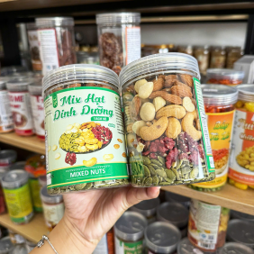 Hạt Mix Dinh Dưỡng Tách Vỏ Thơm Ngon 400g Hộp Pet - 8936208932855