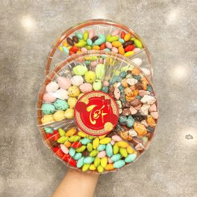 Set Kẹo Mix 3 Vị Hộp Sun Khía 400g (kẹo sỏi - kẹo nhộng - kẹo trứng) - SKMHSK