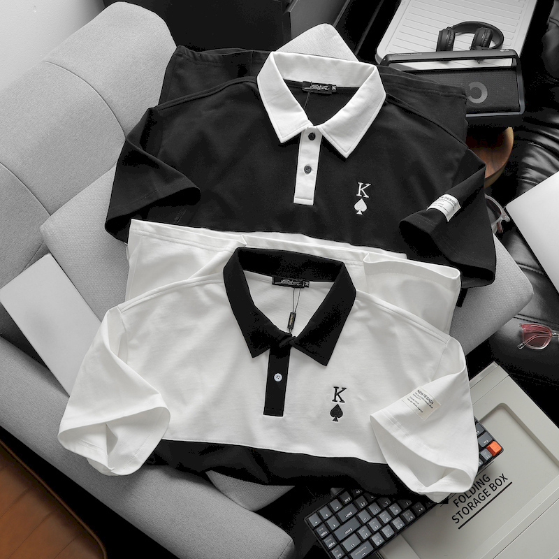 23271-z4976056074213-336d7c264032e2e44002de435fda5745-2.png Áo Thun Nam Cổ Tròn Oversize Thêu Logo Poker Big Size 100kg - AB498