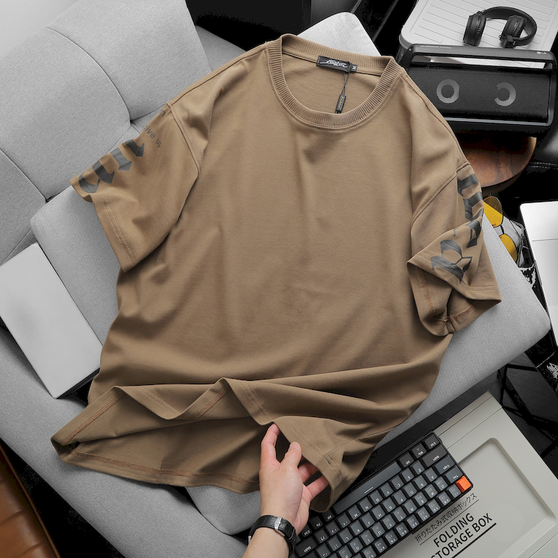 23308-z4991676745574-d585793759e9bcf31fb55183775f9340-1.png Áo Thun Nam Cổ Tròn Ovesize In Chữ IDEA Bên Tay Big Size 110kg - AB499