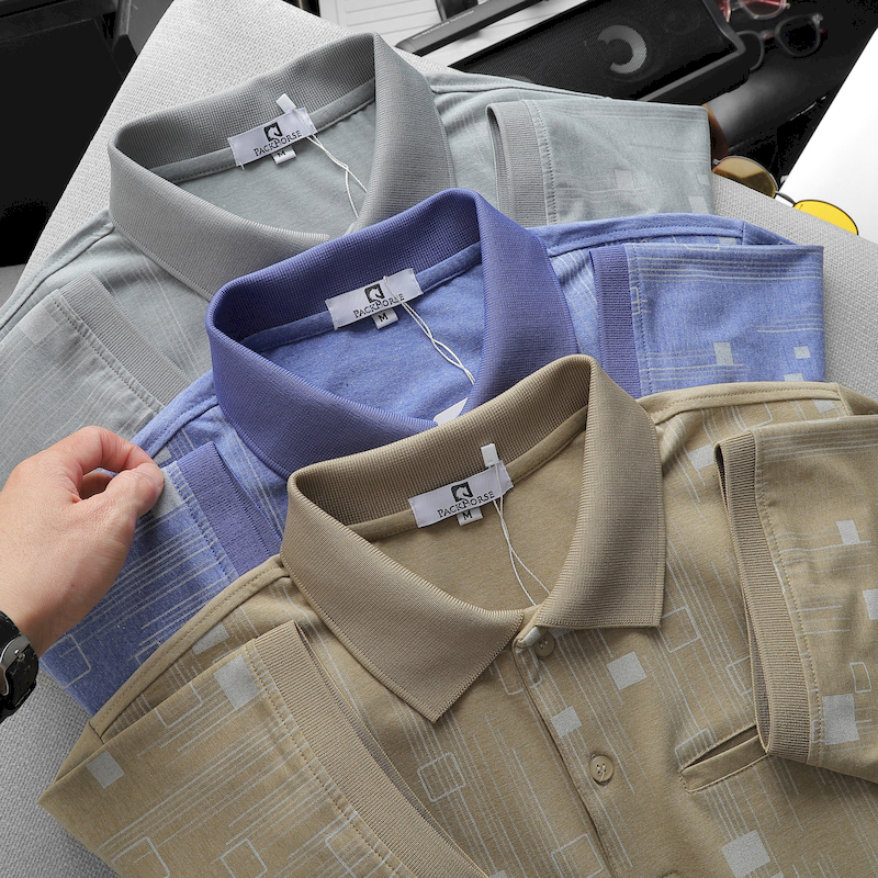 23325-z5001551918538-3dcf0a486dbcc9fbb2b40e20a4610b20-1.png Áo Thun Nam Polo Cổ Bẻ Pack Horse Có Túi In Hoạ Tiết Hình Vuông ( Có size 3x) - CS216