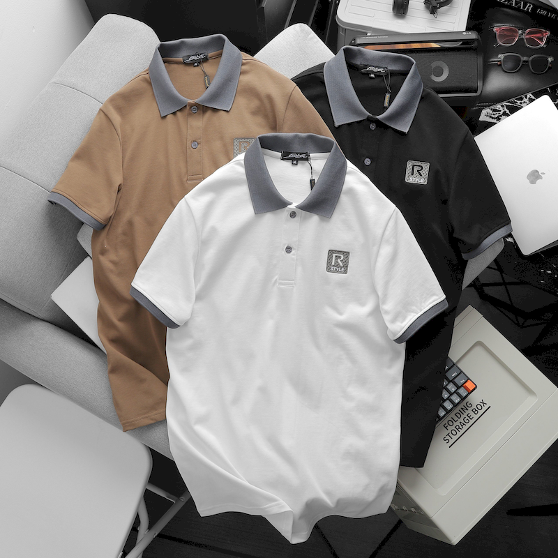 Chuyên sỉ áo Thun Nam Polo Cổ Bẻ Thêu Logo R Style (Có size 3x)