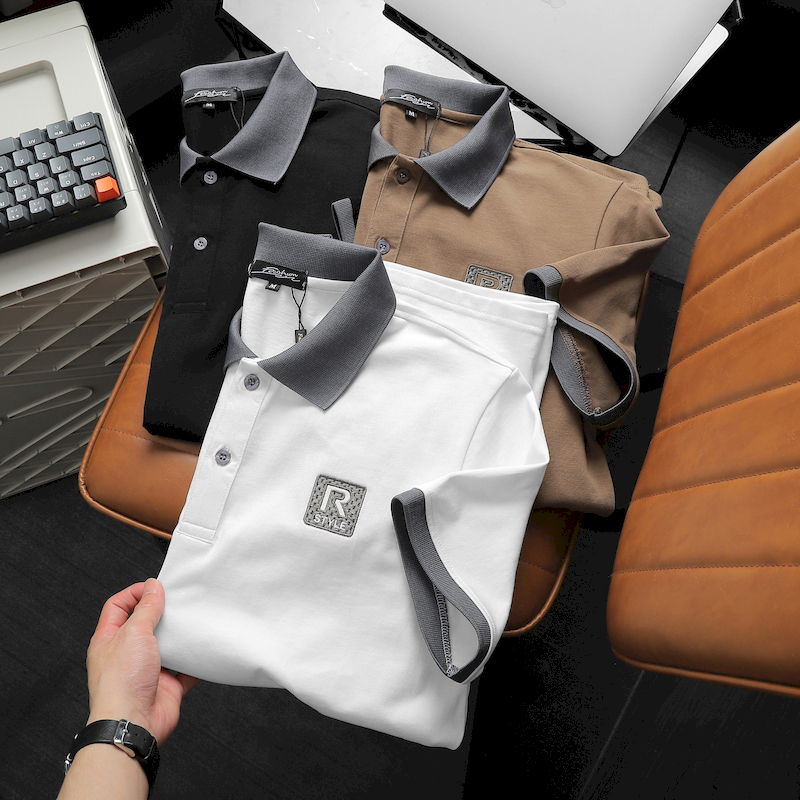 Chuyên sỉ áo Thun Nam Polo Cổ Bẻ Thêu Logo R Style (Có size 3x)