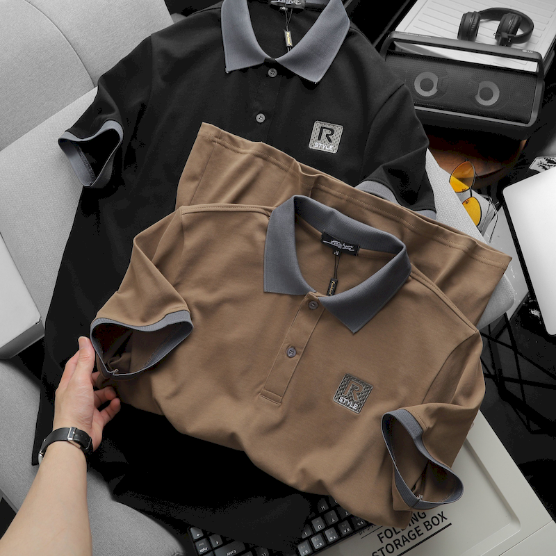 Chuyên sỉ áo Thun Nam Polo Cổ Bẻ Thêu Logo R Style (Có size 3x)