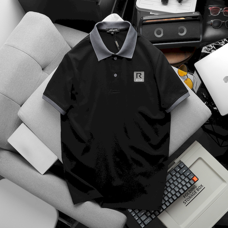Chuyên sỉ áo Thun Nam Polo Cổ Bẻ Thêu Logo R Style (Có size 3x)