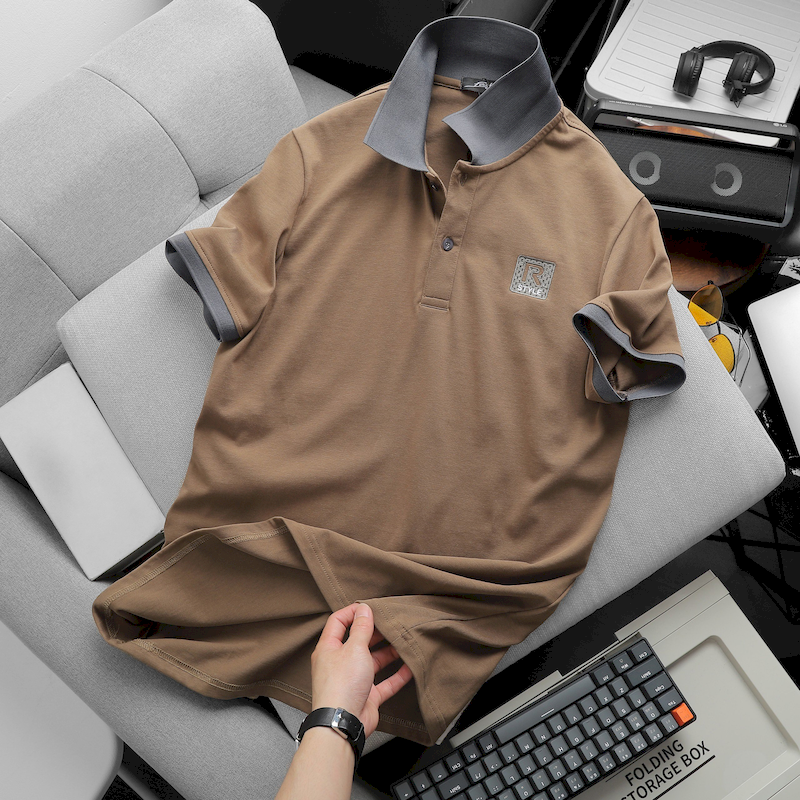 Chuyên sỉ áo Thun Nam Polo Cổ Bẻ Thêu Logo R Style (Có size 3x)