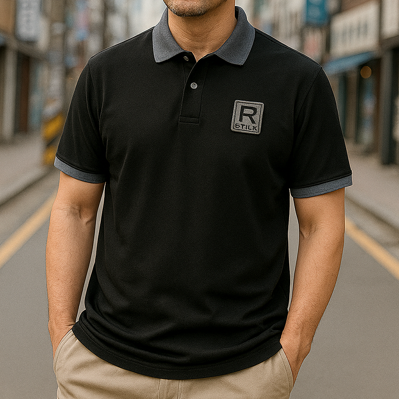 Chuyên sỉ áo Thun Nam Polo Cổ Bẻ Thêu Logo R Style (Có size 3x)