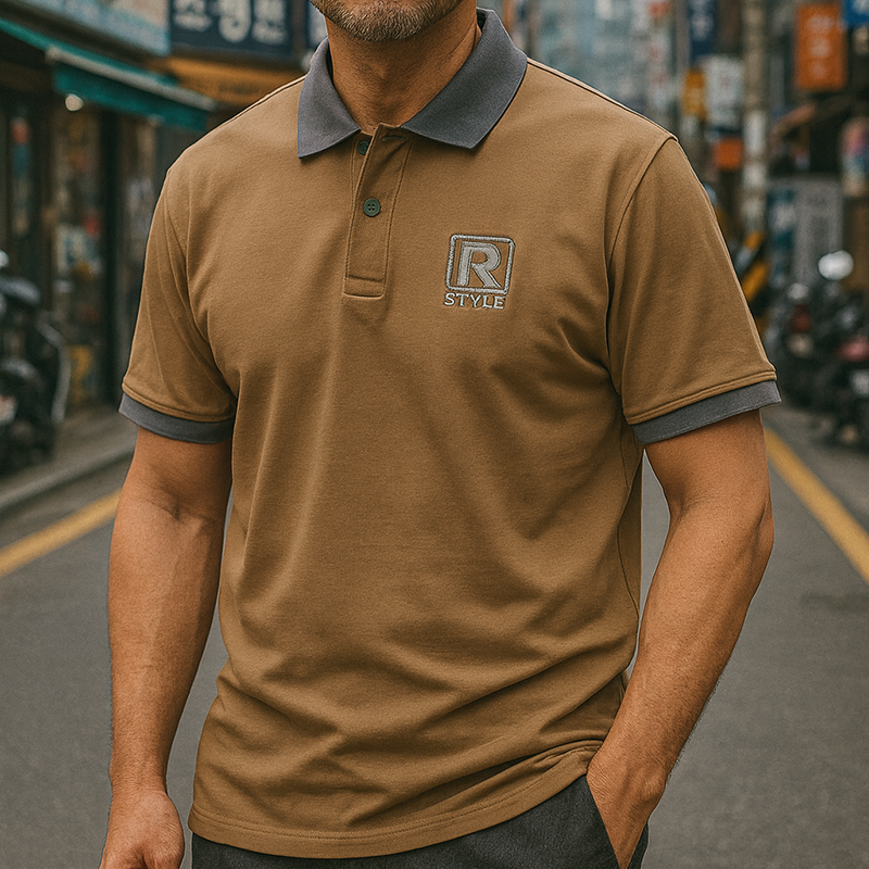 Chuyên sỉ áo Thun Nam Polo Cổ Bẻ Thêu Logo R Style (Có size 3x)