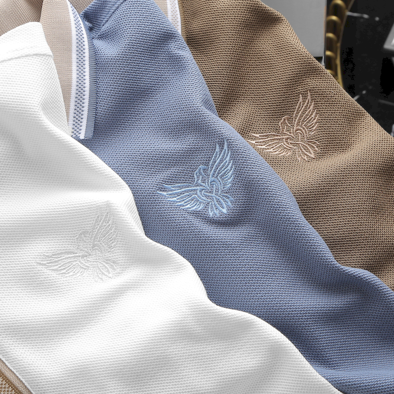 Giá sỉ áo Thun Nam Polo Cổ Bẻ Thêu Logo Đại Bàng (Có size 3x)