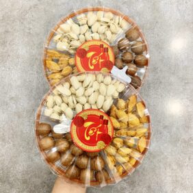 Set Hạt Dinh Dưỡng 3 Vị (Hạt dẻ - Macca - Hạnh nhân) Hộp Khía 330g - SHDD3VHK