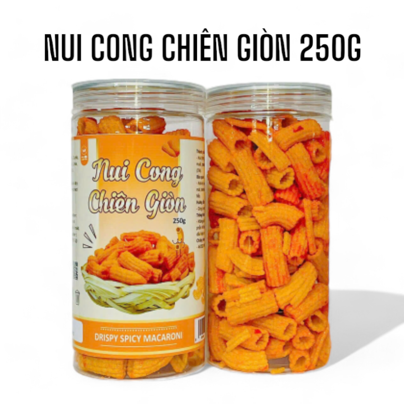 Kho sỉ nui Cộng Chiên Giòn Thơm Ngon 250g Hộp Kho sỉ nui Cộng Chiên Giòn Thơm Ngon 250g Hộp